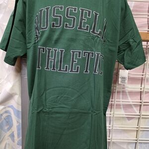 Russell Athletic Dark Green Short Sleeve Graphic Tee